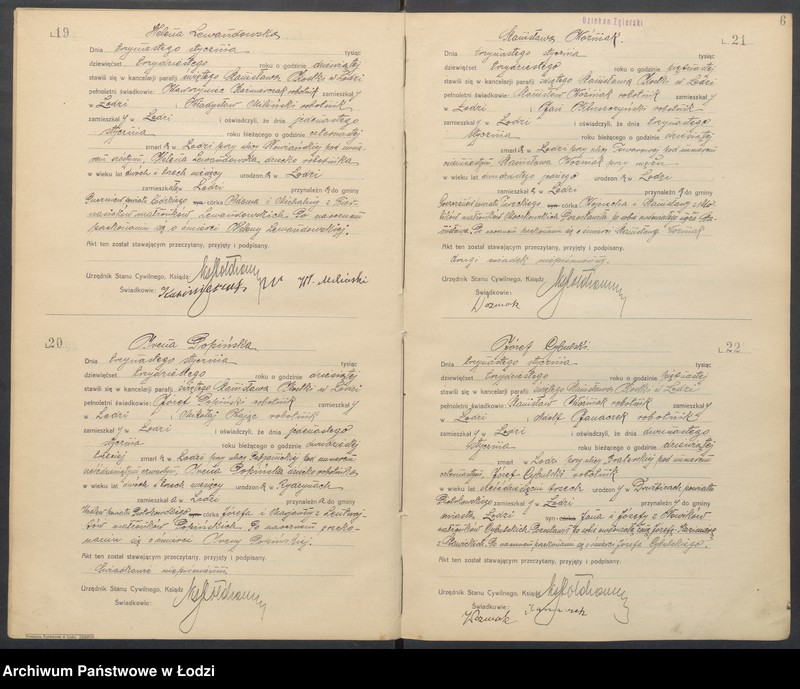 Obraz 8 z jednostki "Akta zgonów"