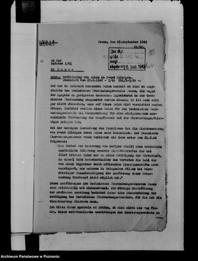 Obraz 14 z jednostki "Uprawnienia Polaków zatrudnionych w technicznej inspekcji do korzystania z publicznych środków komunikacyjnych"