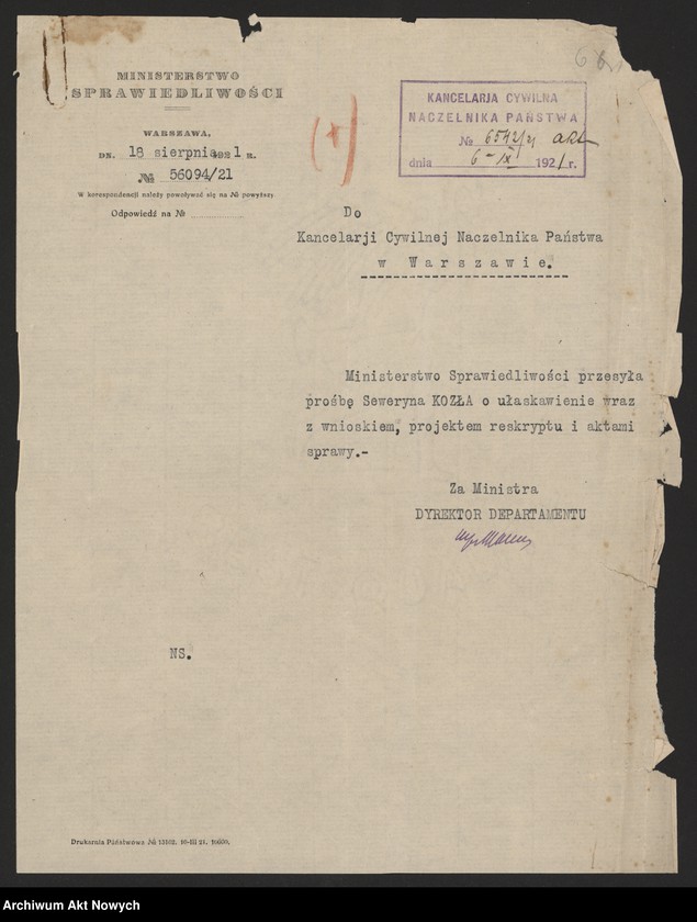 image.from.unit.number "Ułaskawienia z b. Kongresówki - uwzględnione, dotyczące: zabójstw, napadów, oporu wobec urzędnika, kradzieży, łapówkarstwa, defraudacji leśnej, tajnego gorzelnictwa."