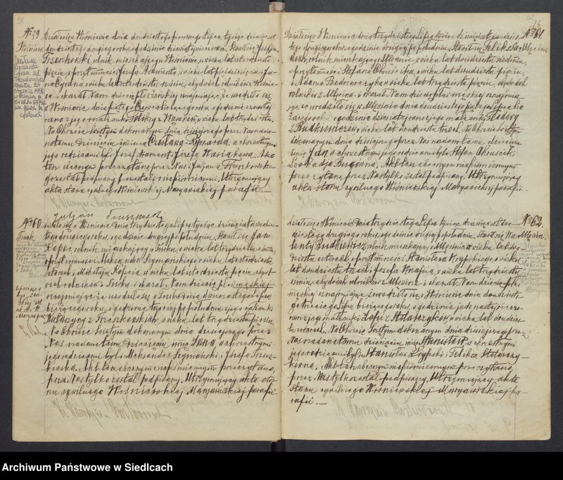 image.from.unit.number "Duplikat aktów stanu cywilnego [urodzonych, zaślubionych i zmarłych] Wiśniewskiej Maryawickiej parafii"