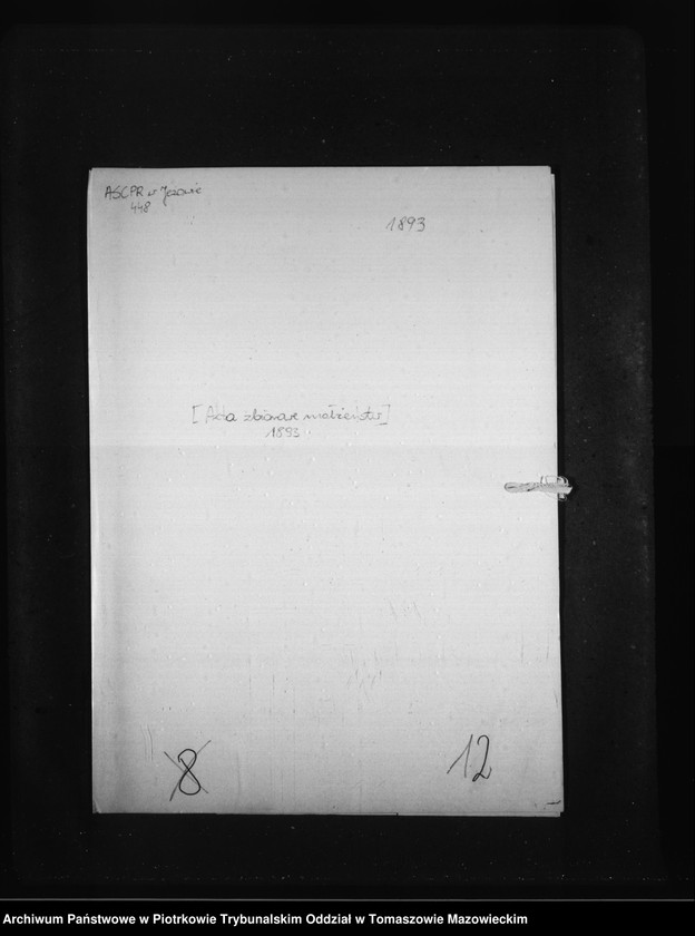 Obraz z jednostki "[Dowody do akt małzeństw]"