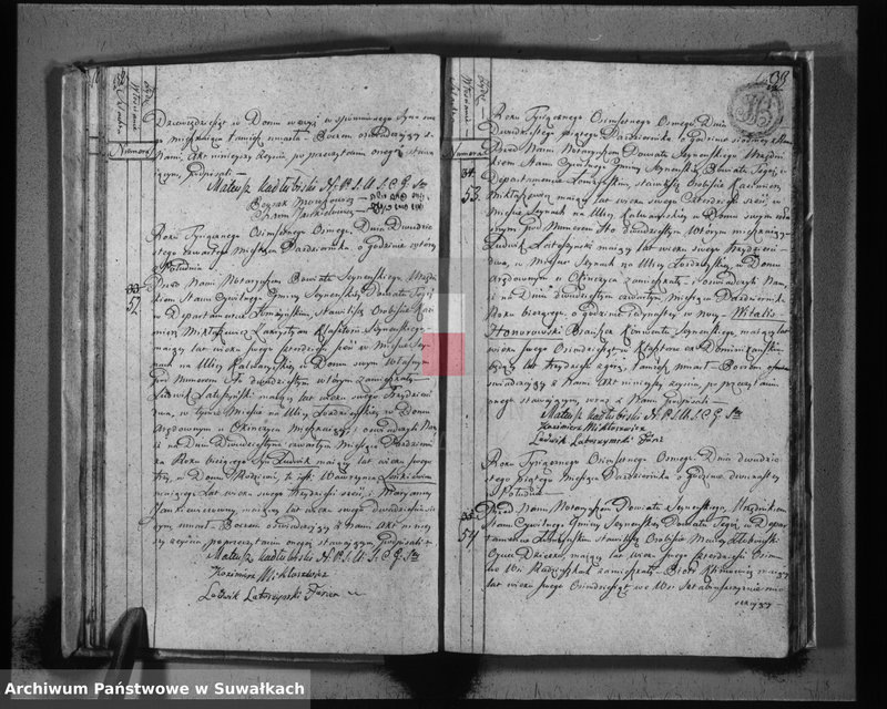 image.from.unit.number "Akta zejścia gminy seyneńskiey 1808"