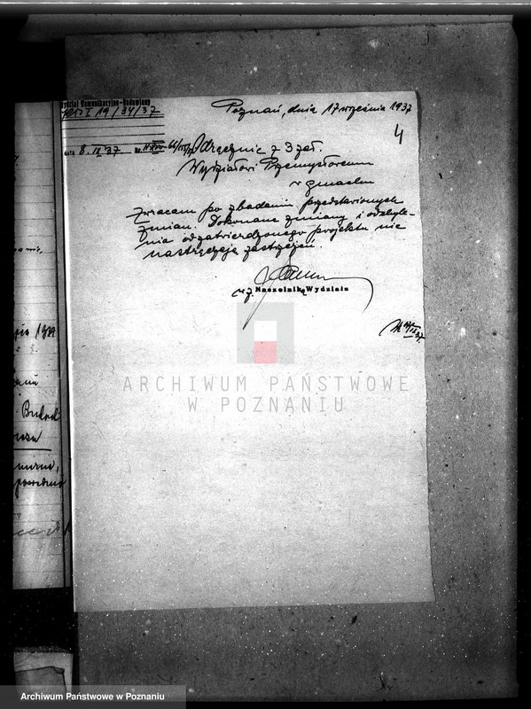 Obraz 9 z jednostki "Zakład przemysłowy /młyn motorowy/ A. Czyżowski w Śmiglu rozbudowa"