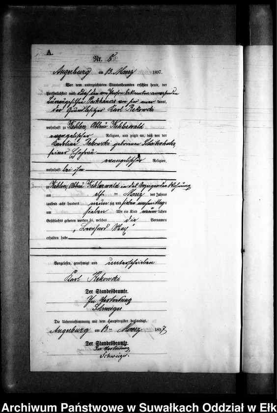 image.from.unit.number "Geburts-Neben-Register des Preussischen Standes-Amtes Kehlen Kreis Angerburg"