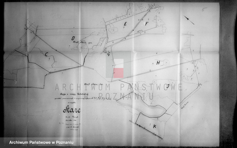 Obraz 9 z jednostki "Zestawienie parcel katastralnych majątku Stare powiatu wyrzyskiego"