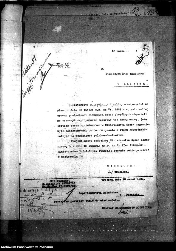 Obraz 13 z jednostki "Sprawy szczegółowo-administracyjne Układ polsko - gdański"