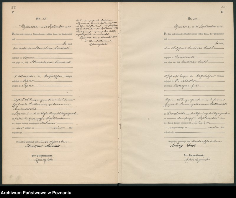Obraz 15 z jednostki "Sterbe-Haupt-Register"