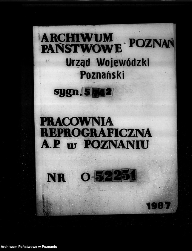 Obraz 1 z jednostki "Akta osobiste Walterbacha Jana komisarza obwodowego w Trzemesznie"