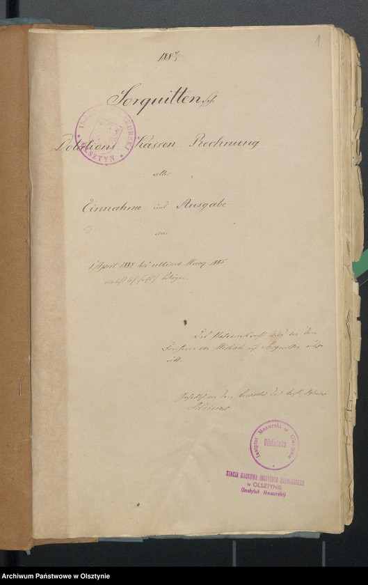 image.from.unit.number "Sourquittensche Kirchen Kassen Rechnung"