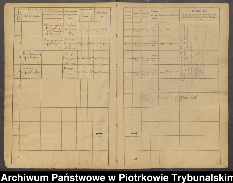 image.from.unit.number "[Księga ludności stałej gminy] Podolin wieś Podolin, Kiełczówka"