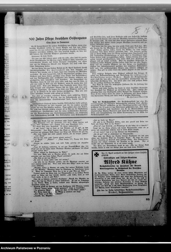 Obraz 11 z jednostki "Gerth, Erich, Amtskommissar in Schwetzkau/, Kreis Lissa - Święcichowo, powiat Leszno"