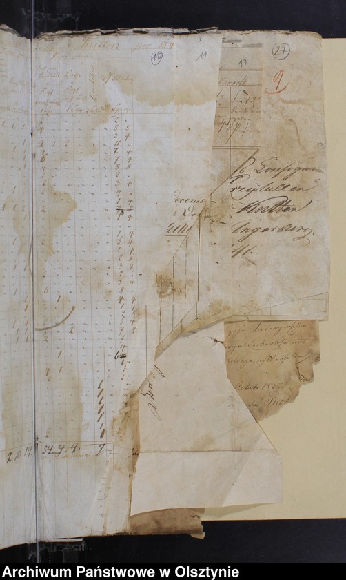 image.from.unit.number "General-Nachweisung der Personaldezemspflichtigen im Kirchspiel 1840/1841 Rechnungsbelege 1838-1844"