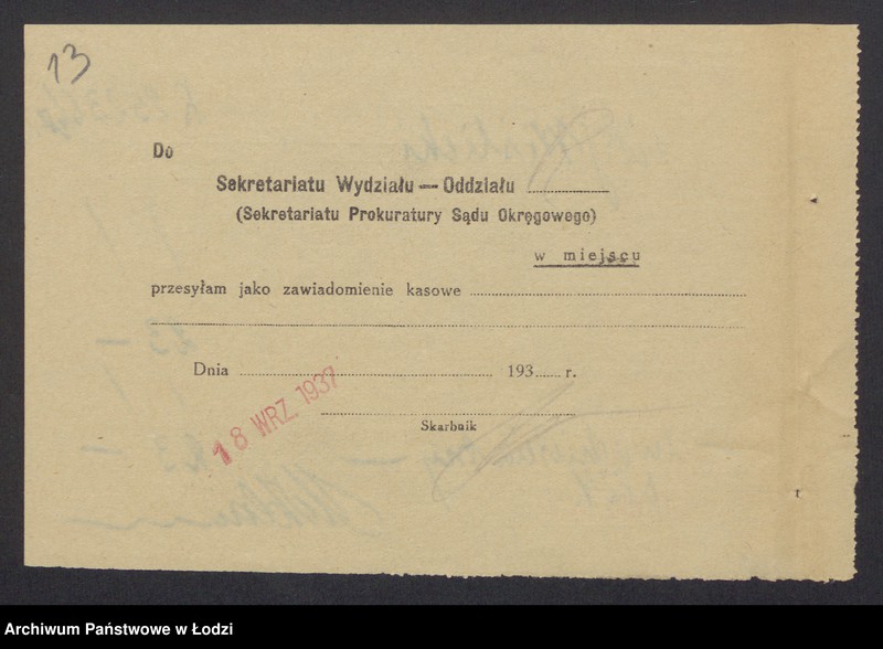 Obraz 15 z jednostki "Moszek Jankiel Wiślicki- sprzedaż towarów wełnianych i półwełnianych własnego wyrobu"