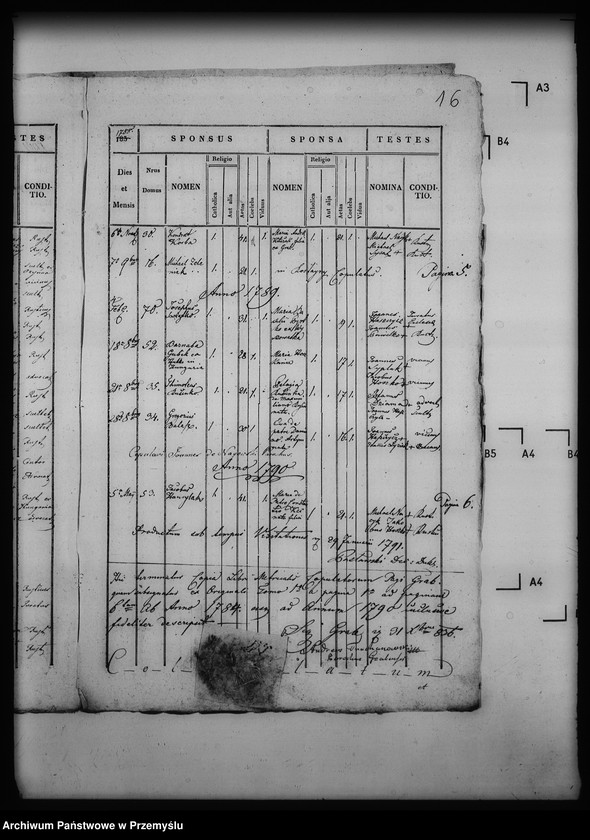Obraz 20 z jednostki "[Kopie ksiąg metrykalnych parafii Grab z filiami Ożenna, Wyszowatka (dekanat Dukla)]"