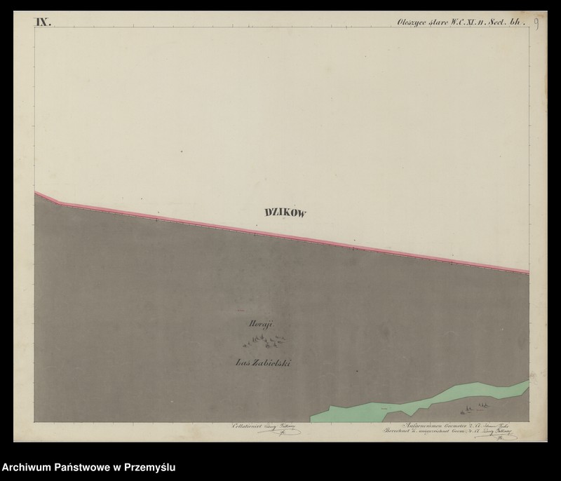 image.from.unit.number "Dorf Oleszyce Stare sammt Ortschaft Zabiala in Galizien Żółkiewer Kreis"