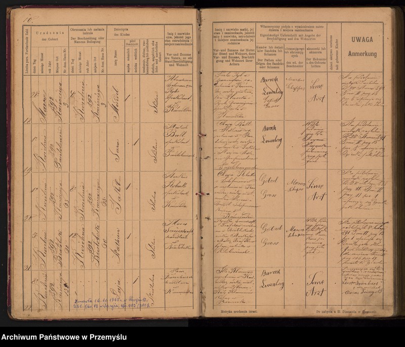 image.from.unit.number "Tom IV Księga urodzonych od 7/8 1891 do 25/7 1904"