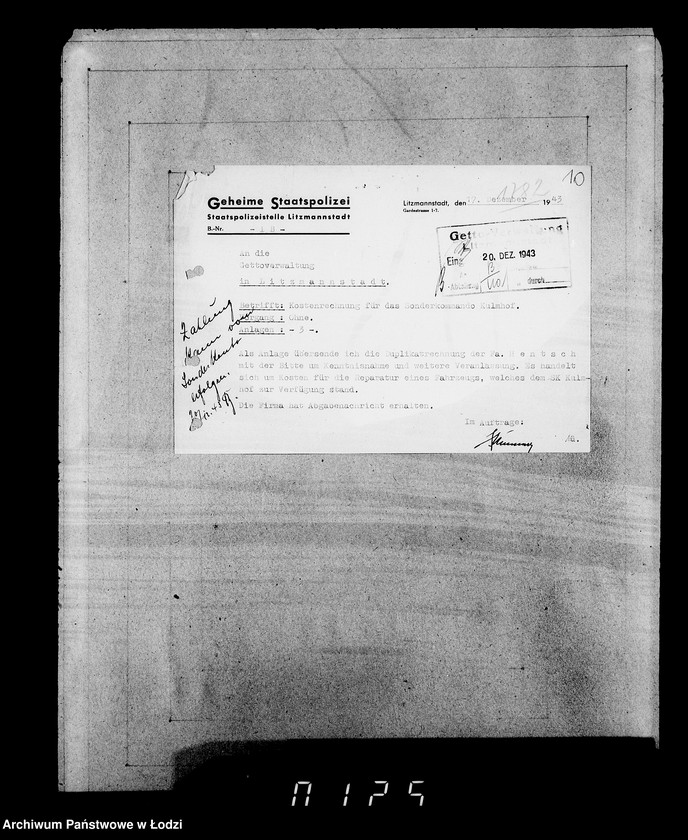 Obraz 14 z jednostki "Sonderkonto 12300. Belege 1656-1792"