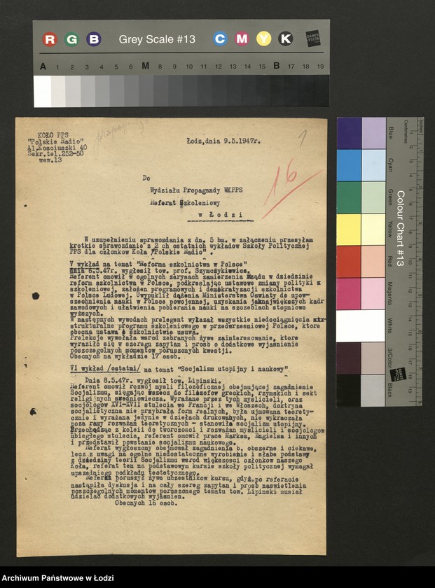 Obraz 2 z jednostki "Sprawozdania [z przebiegu szkolenia partyjnego]"