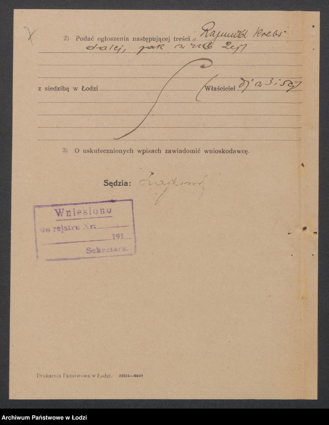 Obraz 9 z jednostki "Rajmund Krebs – sklep rzeźniczy"