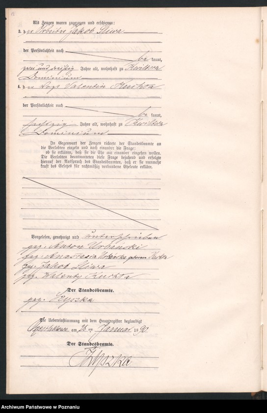 Obraz 16 z jednostki "Księga małżeństw"