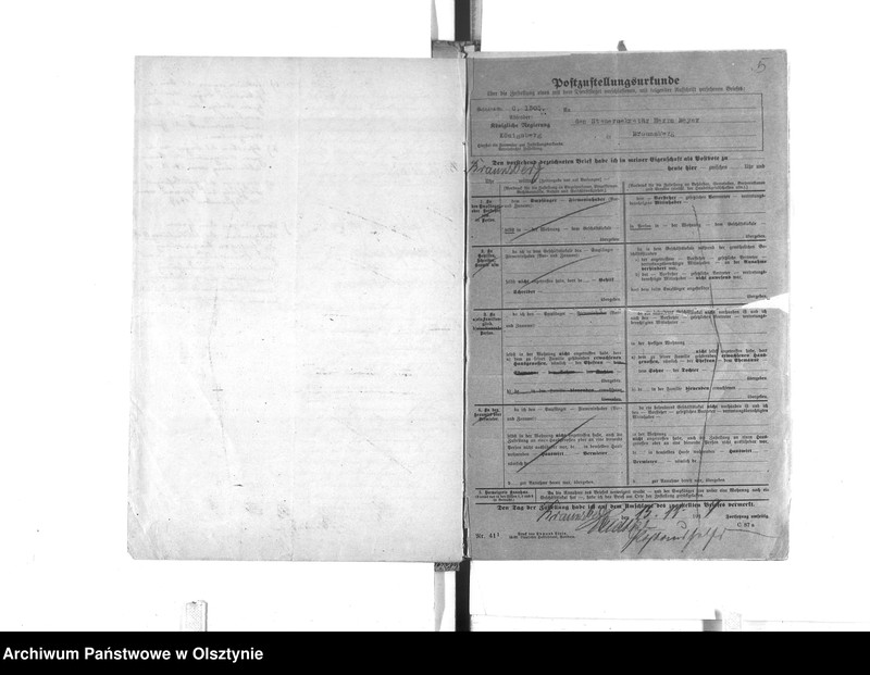 image.from.unit.number "Disziplinaruntersuchung gegen Steuersekretär Beyer [Otto] in Braunsberg"