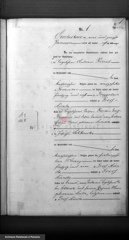 Obraz 3 z jednostki "Księga małżeństw"