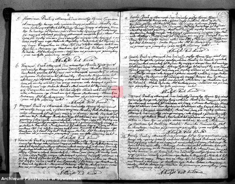 image.from.unit.number "Księga Duplikat Aktów Urodzenia, Zaślubienia i Zejścia Parafii Krasnopol za rok 1863."