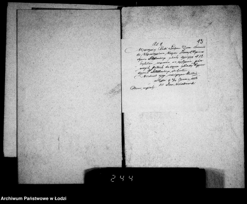 Obraz 13 z jednostki "Rachunek z funduszu Kasy Zgromadzenia Siodlarskiego w mieście Łodzi"