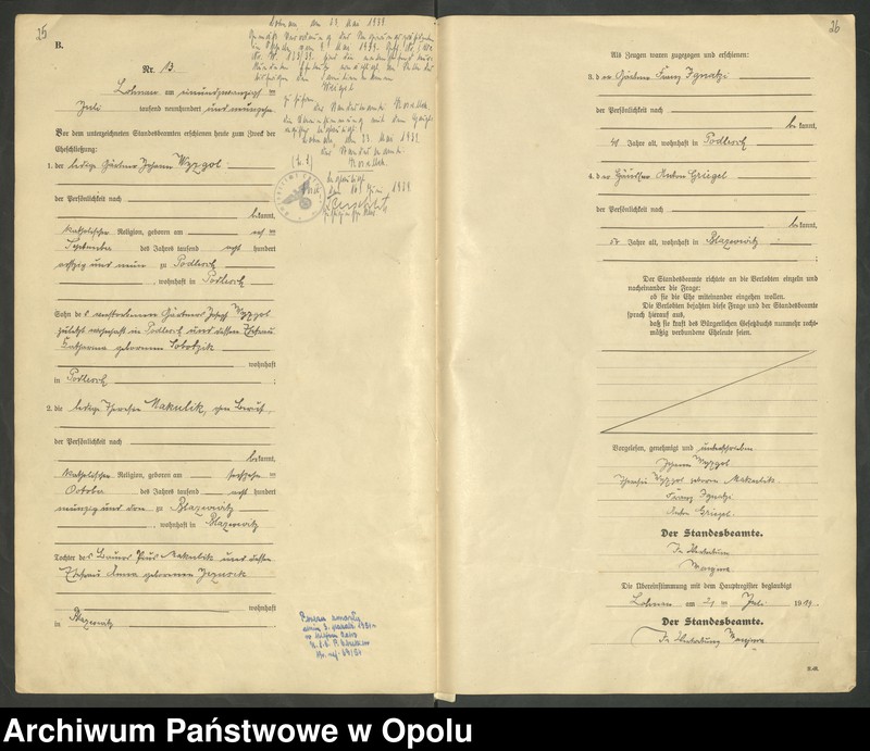image.from.unit.number "Księga małżeństw Rok 1919-1920"