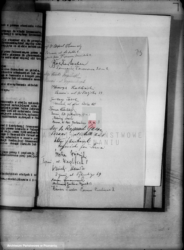 Obraz 17 z jednostki "/Związki i stowarzyszenia/ różne sprawy"