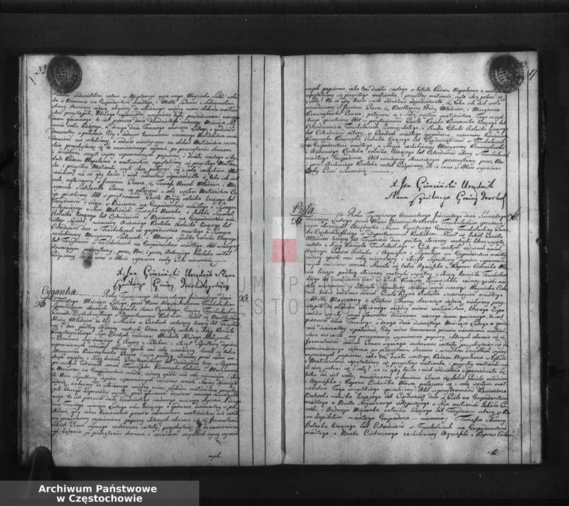 Obraz 19 z jednostki "Akta cywilne małżeństwa gminy Truskolasy od dnia 1 miesiąca maja 1810 roku do dnia 30 miesiąca kwietnia 1811 roku wpisane"