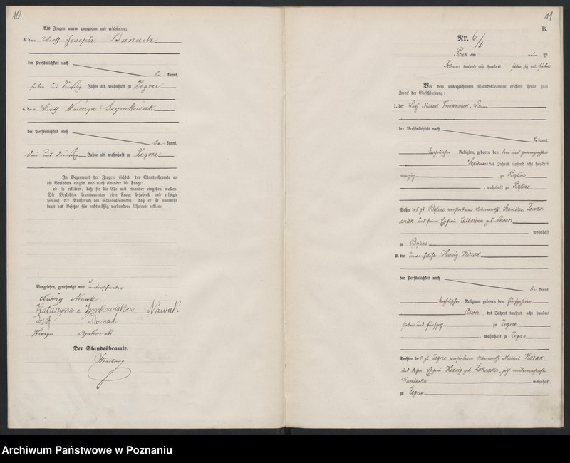 Obraz 8 z jednostki "Księga małżeństw"