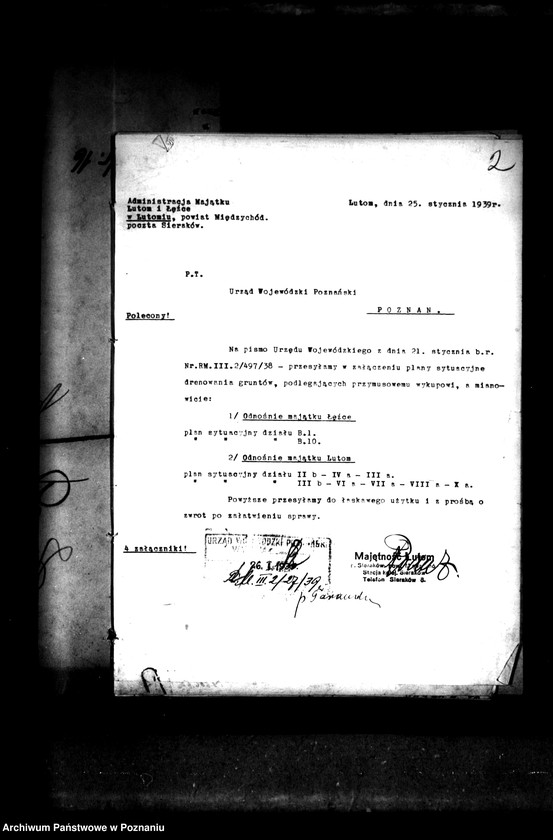 Obraz 7 z jednostki "Majątek Lutom powiatu międzychodzkiego parcelacja"