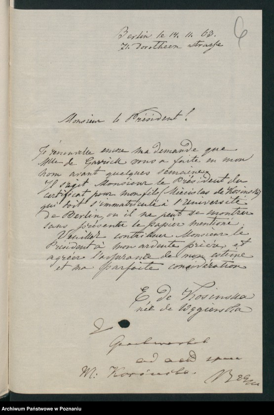 Obraz 9 z jednostki "A. betr. Wladislaus von Kosinski"