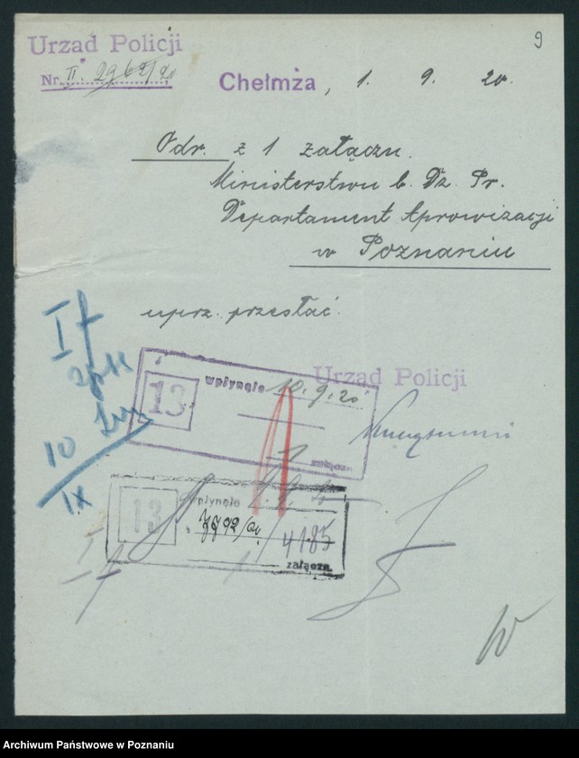 Obraz 10 z jednostki "[Wykaz cen rynkowych artykułów pierwszej potrzeby w poszczególnych miastach Województwa Pomorskiego za miesiąc sierpień 1920 roku]"