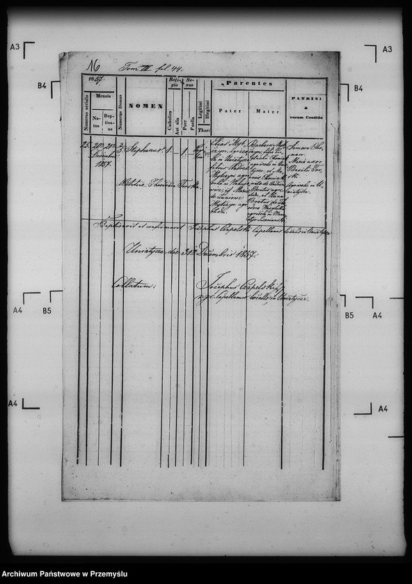 Obraz 20 z jednostki "[Kopie ksiąg metrykalnych parafii Uniatycze (dekanat Drohobycz)]"