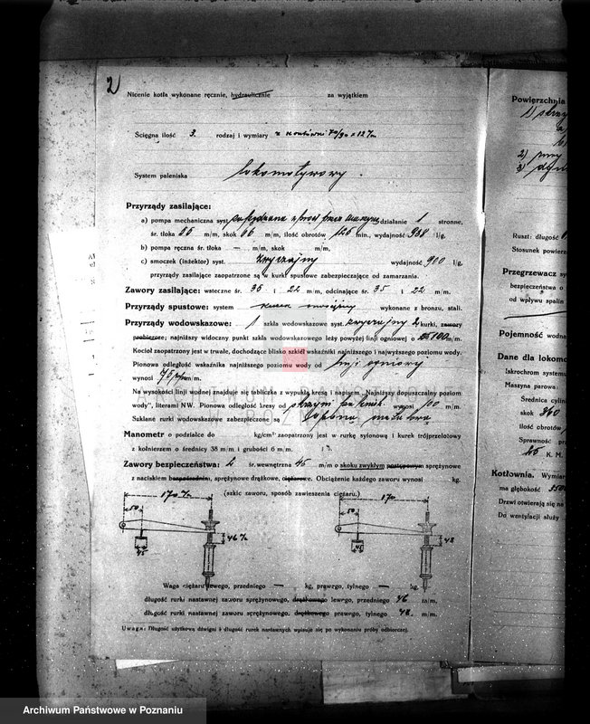 Obraz 6 z jednostki "Firma W. St. Radomski Pleszew nr fabr kotła 588, nr woj. kotła 4593"