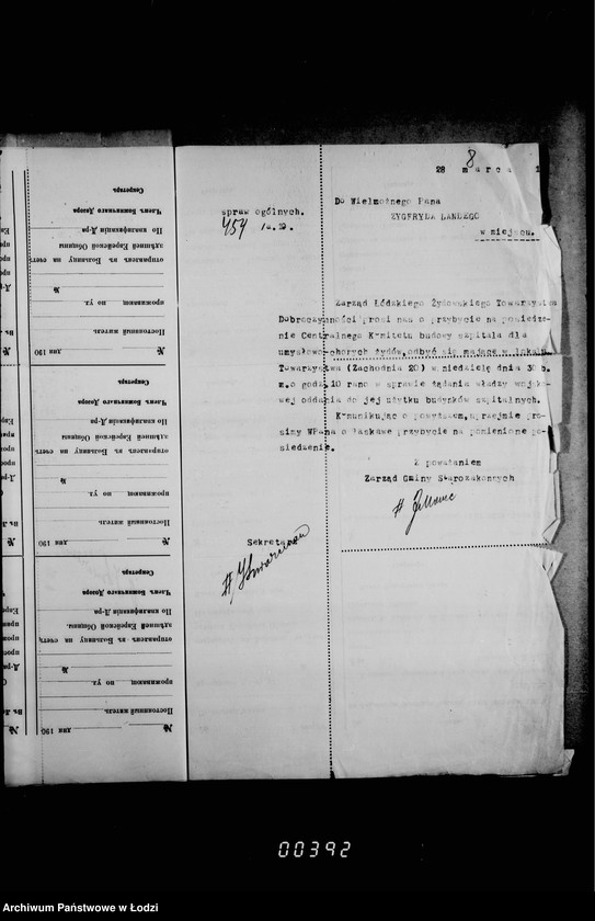 Obraz 12 z jednostki "Akta dotyczące spraw ogólnych"