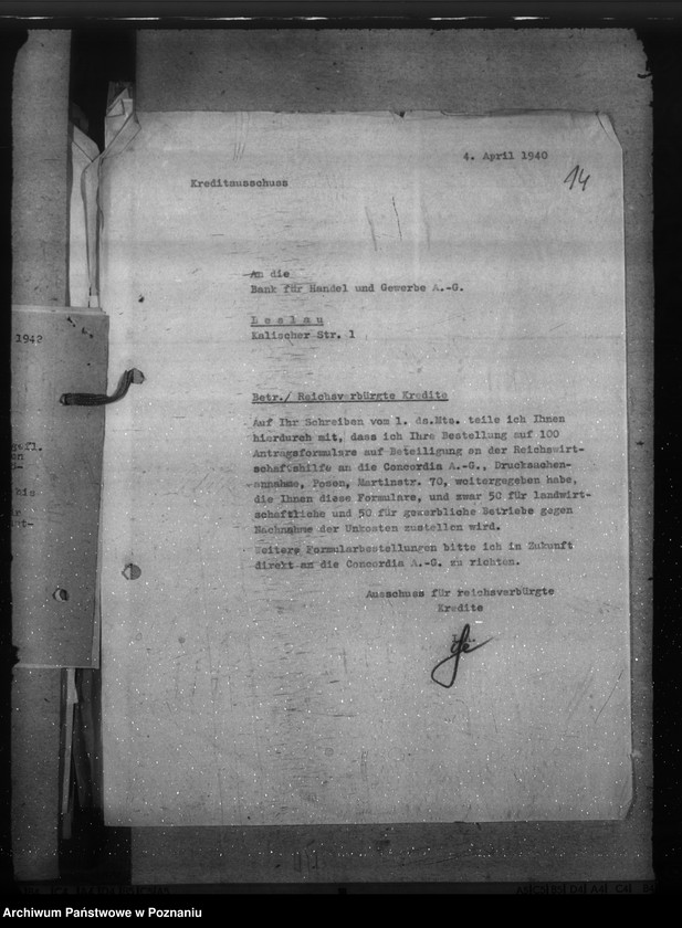 Obraz 18 z jednostki "Reichsverbürgte Kredite"