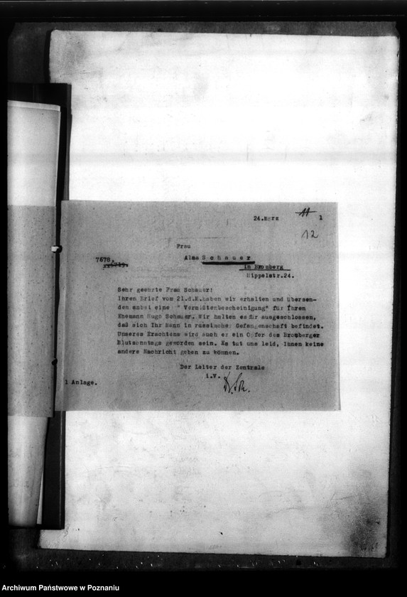 Obraz 16 z jednostki "Hugo Schaner aus Bromberg (Bydgoszcz)"