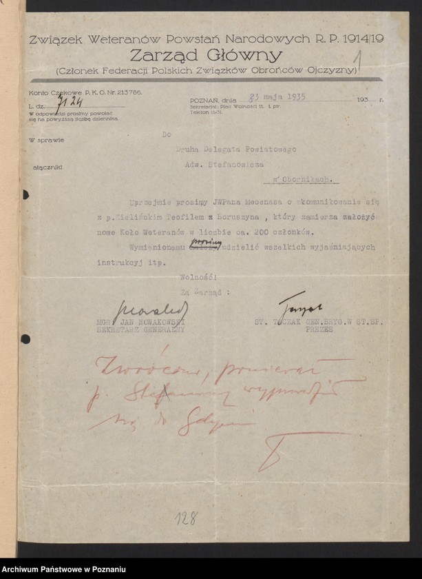 Obraz 4 z jednostki "Oborniki - akta delegata powiatowego."