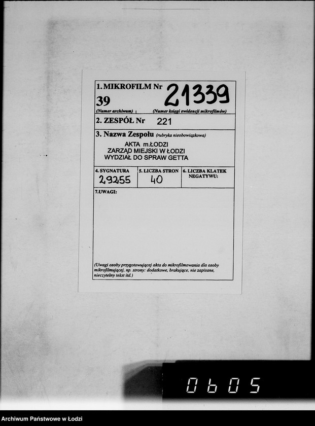 Obraz 2 z jednostki "Monatliche Warenbestandsmeldungen der Bankabteilung des Judenältesten"