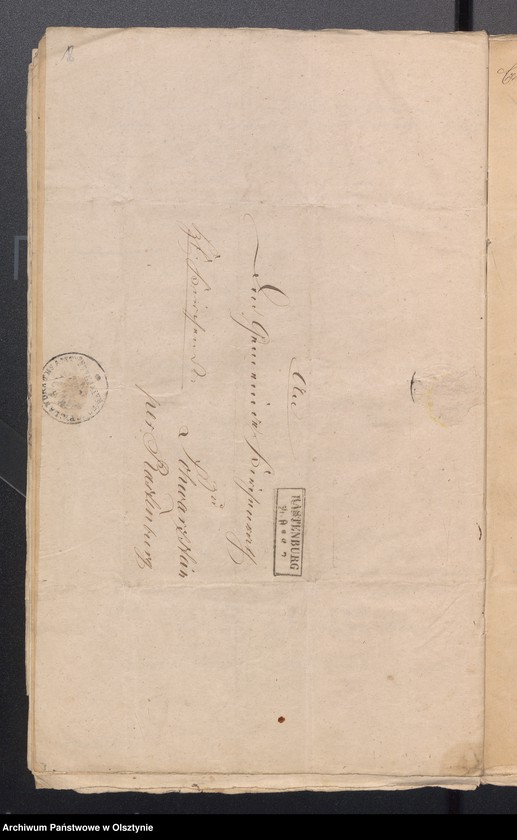 image.from.unit.number "Dismembrationssachen des Bauerngrundstück Neu Rosenthal Nr 38 zwecks Kenntnisnahme des Abgaben Regulirungs Plan durch der Mitglieder des Kirchen Kollegium und Schulvorstan."