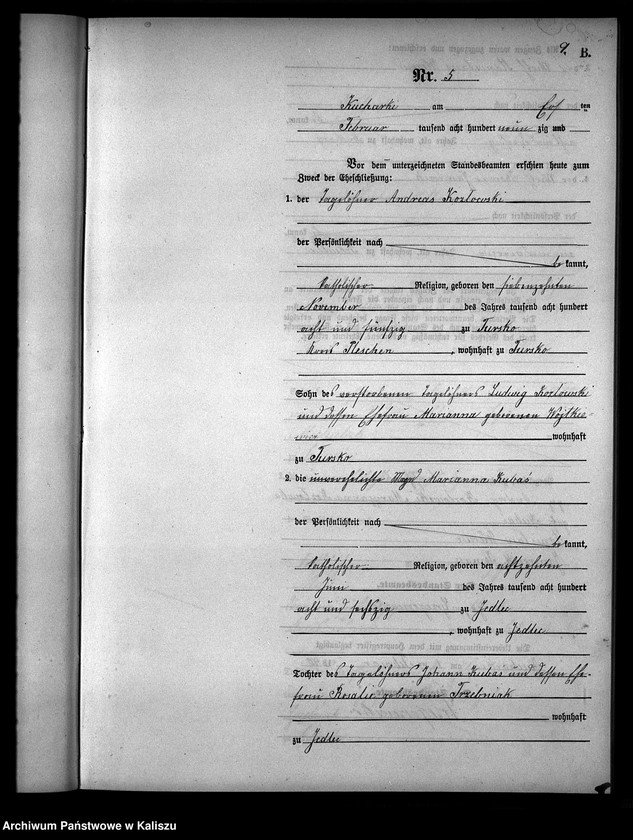 Obraz 12 z jednostki "[Księga małżeństw]"