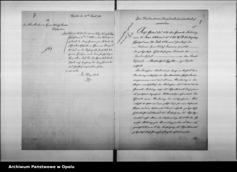 Obraz 11 z jednostki "Acta des Magistrats zu Oppeln betreffend den Wein- u.[nd] Bier-Ausschank im Siwinna