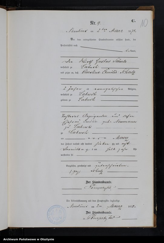 image.from.unit.number "Sterbe-Neben-Register Nr 1 - 47"