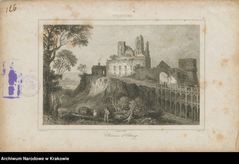 image.from.unit "L. Thienon, Lemaitre - Zamek w Ostrogu - ruiny"