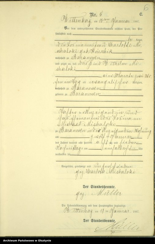 image.from.unit.number "Sterbe-Neben-Register Nr 1 - 168"