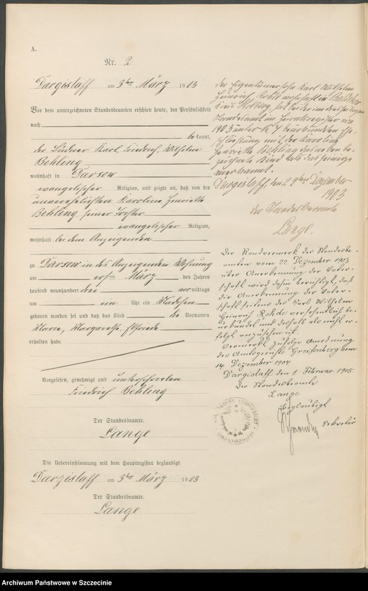 Obraz 5 z jednostki "Geburts-Register (Neben-Register)"
