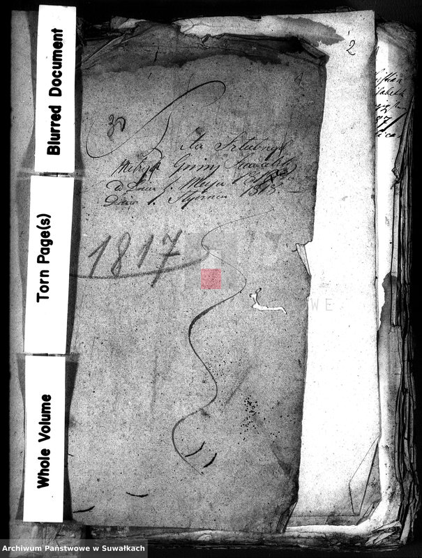 image.from.unit.number "[Anexy U.S.C. parafii suwalskiej wyznanie rzymsko-katolickie rok 1816]"